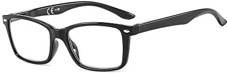 Suertree Lesebrille Feder Scharnier Sehhilfe Augenoptik Brille Lesehilfe für Damen Herren 4.0X BM151