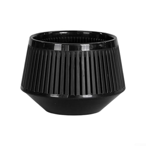Orchideentopf-Set geeignet für Dendrobien, Phalaenopsis, Sukkulenten und mehr (1 Stück schwarz)