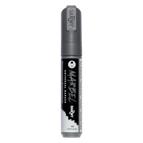 MARBEL DA0222012158C Marqueur Universel Anthracite Pointe Biseau Large 12mm