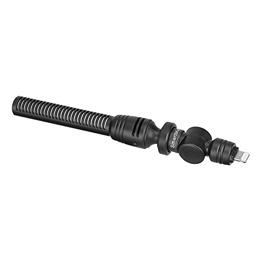 Micrófono unidireccional Lightning Saramonic SmartMic5 Di de caña para grabación de vídeo con iPhone 5
