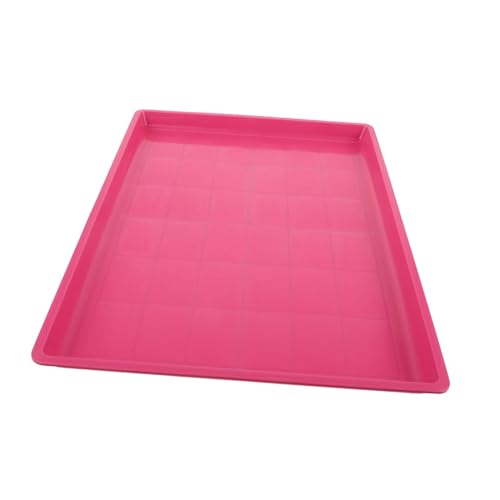 INOOMP Bac de Cage en Plastique pour Animaux de Compagnie Plateau de Remplacement pour Chiens et Bac à Litière Antidérapant 60X40 CM et Facile à Nettoyer