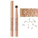 HQRKOTM Matita per lentiggini Per lentiggini dall’aspetto naturale, waterproof e lunga durata, facile da usare, strumento di trucco per tutti i giorni e feste (Castano)