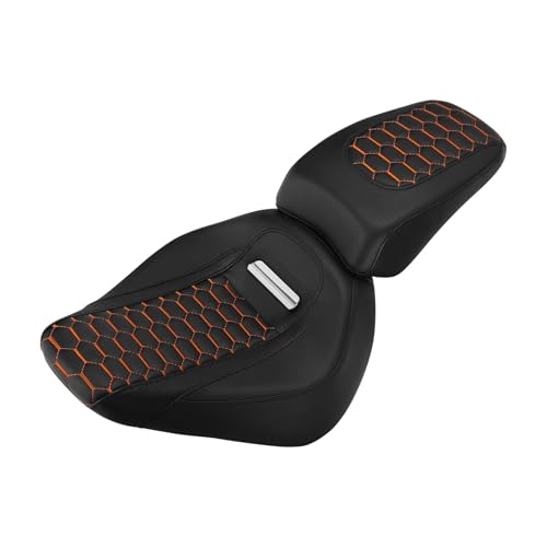 Asiento del conductor Softail Breakout FXBRS con acabados de alta resistencia Orange 1
