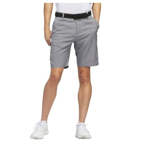 adidas Herren Adi Advantage Golf Shorts Golfshorts, Grau 3, 6