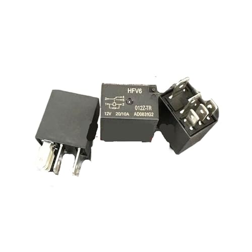Relé automotriz HFV6 012Z-TR de 5 pines y 12V con referencia original 13598345