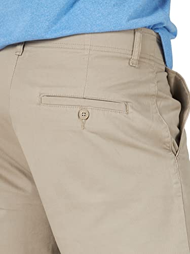 Lee Men's Extreme Motion Flat Front Short, Pebble, 36 #TOP3