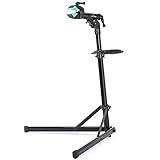 cyclists Profi Fahrrad-Reparaturständer bis 50kg – Klappbarer E-Bike Montageständer aus Aluminium – 360° Drehbar & Höhenverstellbar – Stabiler Arbeitsständer für Schwere MTB & Rennräder (Schwarz)