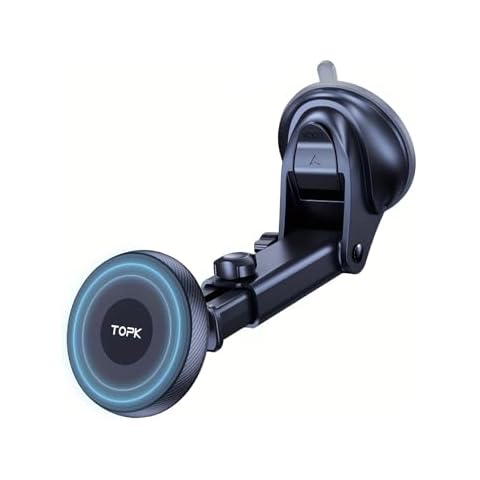 TOPK Magnetic Car Phone Holder for iPhone 15/14/13/12 Cover