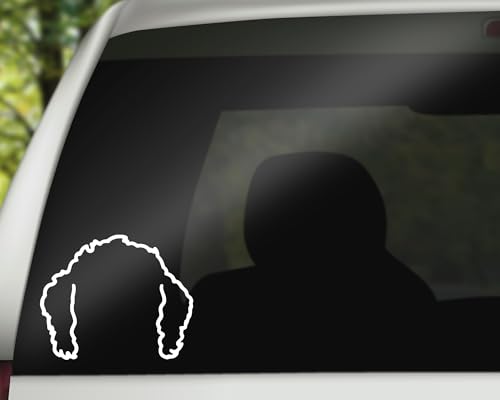 Calcomanía de auto de Labradoordle para personalizar tu vaso y coche 4