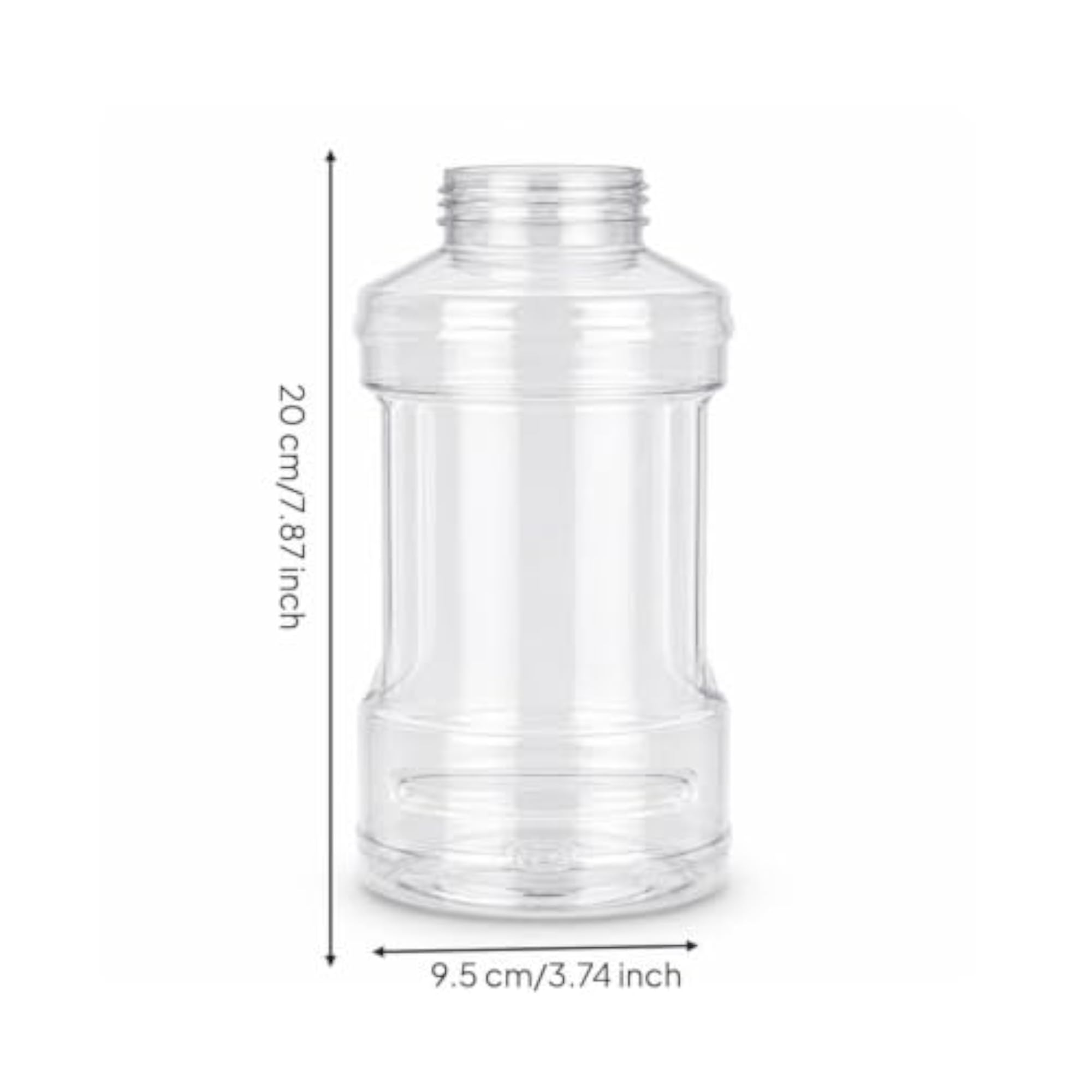 Threaded Refillable Spray Bottle ABS Container 1L