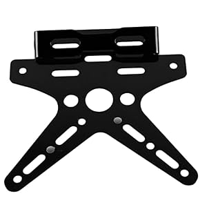 Asudaro Motorrad Kennzeichenhalter Halterung Universal