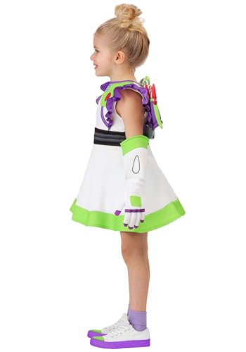 Disfraz Buzz Lightyear niña Toy Story con guantes y alas miniatura 4