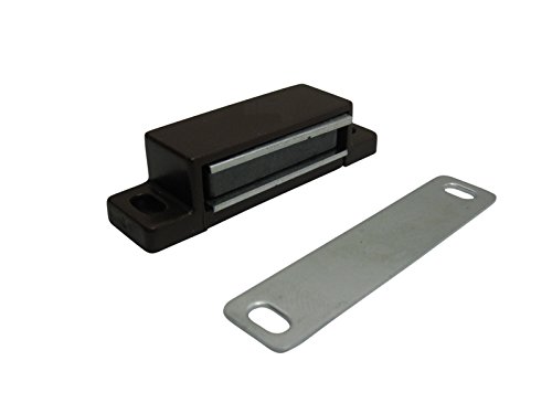 Preisvergleich Produktbild 10 x Magnetschnäpper Magnetschnapper Magnet Schnapper Türmagnete Türmagnet braun 5kg SAMWERK®