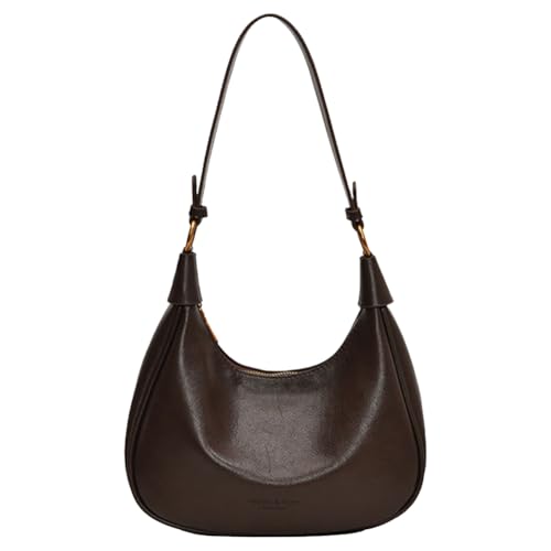 Sac hobo marron souple fini le désordre avec ce grand fourre-tout