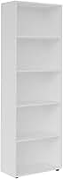 Estante Livreiro com 5 nichos MULTY cor Branco - Artely
