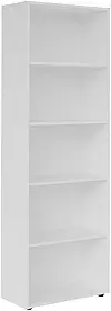 Estante Livreiro com 5 nichos MULTY cor Branco - Artely