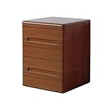 Esta mesita de noche está hecha completamente de madera maciza, libre de densidad o tableros de ingeniería, lo que aborda las preocupaciones sobre las emisiones de formaldehído. Su textura natural es resistente al desgaste, ofreciendo una vida útil prolongada. La aplicación de pintura para madera respetuosa con el medio ambiente implica múltiples capas de recubrimiento, lo que da como resultado un acabado brillante, colores vibrantes y un tacto suave.