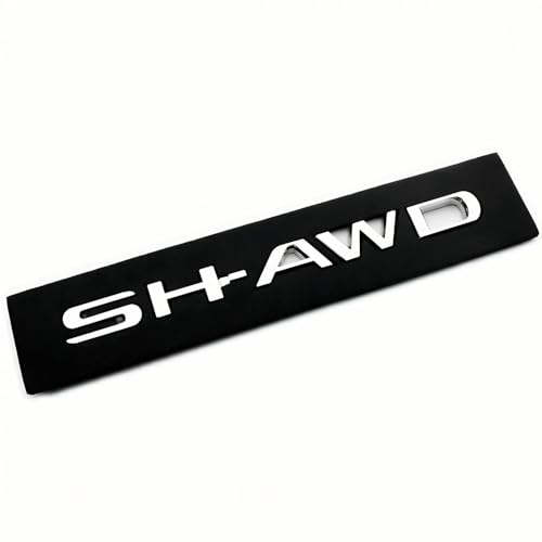Image of 1pc 2017-2022 SH-AWD Tailgate Trunk Lid Badge Logo Emblem Nameplate (Chrome)