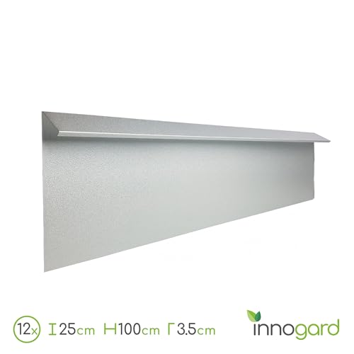 Schneckenzaun innogard S7052-004 Set 16 Teile Galvalume