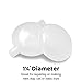 Downtown Pet Supply Squeakers for Dog Toys - Dog Toy Small Replacement Squeakers - Repair Squeaky Dog Toys, Cat Toys or Baby Toys - Great for Arts & Crafts - 1.25 in Diameter - S - 20 Pack