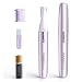 TOUCHBeauty Electric Eyebrow Trimmer, Eyebrow Hair Remover, Painless Facial Hair Trimmer for Women, Portable Ladies Shaver AG-1658 (Purple)