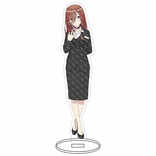 LSMKKA The Quintessential Quintuplets Anime Merch, Nakano Yotsuba Nakano Nino Figuren Modell DisplaystäNder Fans Geschenke, HöHe 15 cm Cover