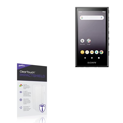 BoxWave Screen Protector Compatible with Sony Walkman NW-A105 - ClearTouch ImpactShield (2-Pack), Impenetrable Screen Protector Flexible Film