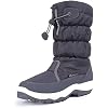 CIOR Womens Waterproof Winter Snow Boots Warm Faux Fur Lined Anti-Slip Cold Weather Boots