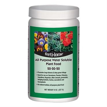 Ferti·Lome All Purpose Water Soluble Plant Food 20-20-20-8oz - Granules