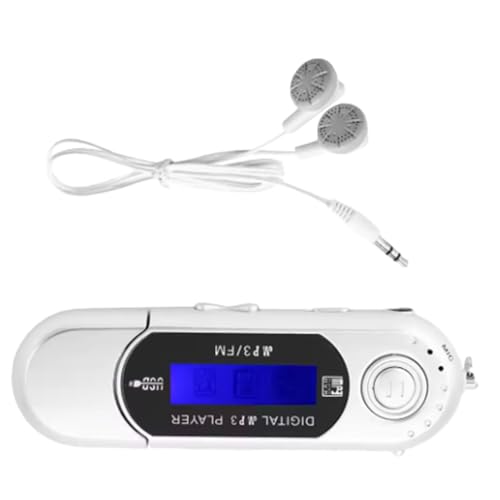 Reproductor De Música Portátil | Reproductor MP3 con Batería,Reproductor USB para Coche con Pantalla para Grabación, Uso Diario, Niños, Running, Camping, Viajes y Exteriores