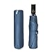Cuby UV Sun Umbrella Compact Folding Travel Umbrella Auto Open and Close for Windproof, Rainproof & 99.98% UV Protection Parasol with Black Anti-UV Coating (Blue)