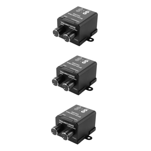 Controlador de ganancia de audio coche ULTECHNOVO mando remoto de graves volumen altavoces
