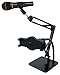 Rockville RMIC-SR Handheld DJ Vocal Recording Wired Microphone+Cables+Mic Case Bundle iSTAND 85 Dual Desktop Boom Arm Stand