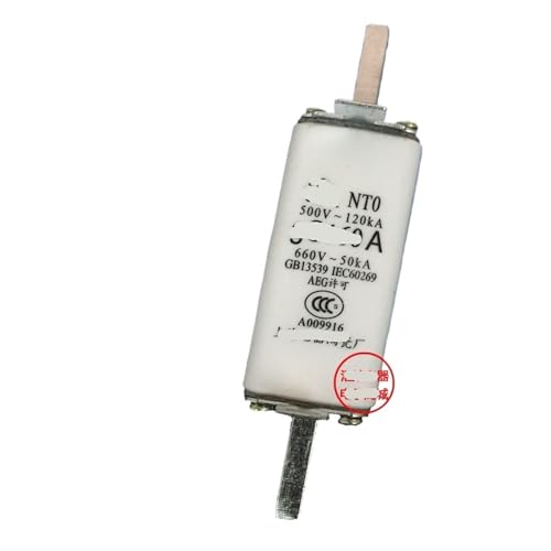 Fusible céramique NT0 RT16-0 robuste calibre 125A pour site industriel
