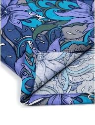 Image of Bombay Dyeing Epigram Printed Single Bed 100% Cotton Bedsheet Collection - (224X150) (H. Blue)