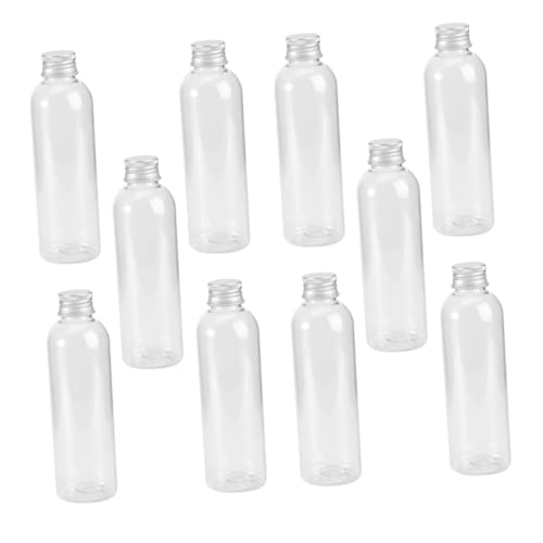 PACKOVE 10個詰め替え可能 プラスチック製 液体用保存ボトル 旅行用 小け容器 ローション シャンプー 化粧品用 漏れ防止設計