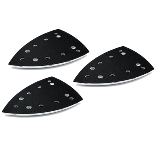 3x Trade-Shop Schleifschuh/Schleifplatte 100 x 150mm kompatibel mit Festool DS 400, DTS 400, DTSC 400 ersetzt 493723 (SSH-STF-Delta100x150/7)