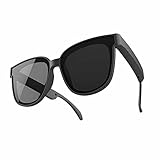 Die Brille ist bequem zu tragen und verfügt über praktische Lautstärkeregler und Wiedergaberegler auf dem Rahmen. So können Sie einfach pausieren, Titel überspringen, Anrufe annehmen und Fotos machen. Die Brille verfügt über ein separates importiertes Silikon-Mikrofon an der rechten Schläfe für klare Anrufe beim Radfahren oder Autofahren