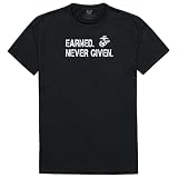 Rapid Dominance Military Graphic T-Shirts-Short Slevee, Black, Medium