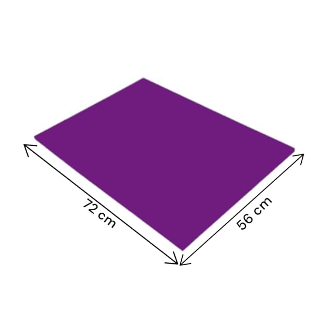 Image of SEJASCOLLECTIONS | Pack of 10 | Magenta, Bright, A1, BIG / FULL Size, Pastel Sheets / Chart Paper, Used in art and craft, collage, projects, posters etc. Plain / Unrulled, Size: 70x56 centimeters, 200 GSM thickness.