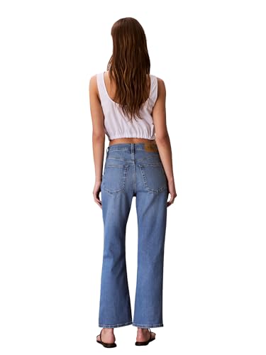 Calvin Klein Women's High Rise Ankle Bootcut Jeans2