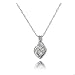 Produktbild Vektenxi Herz käfig austern Faux Perle perlen Frauen anhänger Charme stilvolle Halskette Kette langlebig und nützlich