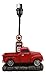 Ebros Vintage Classic Old Fashioned Big Red Pickup Truck by Rural Gas Pump Desktop Table Lamp 18.75