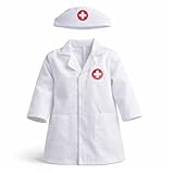 Arztkittel Kinder Arzt Kostüm Laborkittel Zubehör für Kinder Junge Mädchen Chemie Kittel Labormantel Langarm Medizin Laborkittel Weiß Kostüm Doktor Mantel Kinder für Schüler Studium Labor 120cm