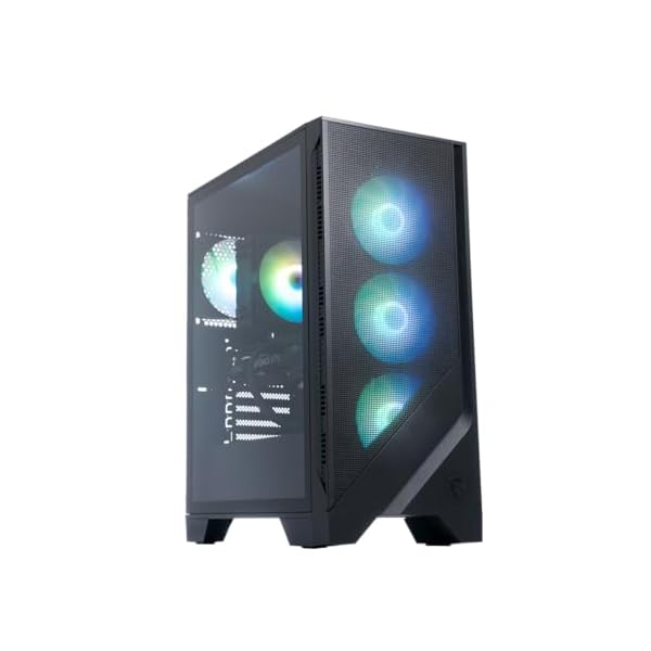 MSI Codex R2 Gaming Desktop: Intel Core i5-14400F, Geforce RTX 4060, 16GB DDR5, 1TB m.2 NVMe SSD, 80+ Gold PSU, WiFi, Keyboard & Mouse, DIY Friendly, Windows 11 Home: A14NUC5-232US