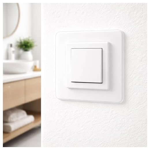 Tapetenschutz Dekorrahmen Wandschutz Tapetenschoner Lichtschalter Acryl Schalter (1-fach Rahmen, weiß)