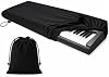 Funda para piano teclado para Yamaha MODX M8 2025 2026+ | Funda antipolvo elástica | cobertura total | cierre con cordón | lavable a máquina | Accesorios para piano | tamaños de 61/76/88 teclas | bolsa de almacenamiento 2
