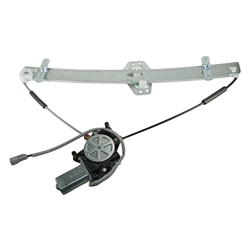 Image of TRQ Front Right Power Window Regulator & Motor Assembly Passenger Side Compatible with 2003-2008 Honda Pilot
