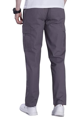 Image of DIVISIVE Men's Loose Fit Linen Blend Cotton Cargo Pants