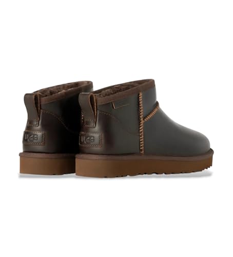 Chaussons UGG Classic Ultra Mini Lthr Regen - vue 8